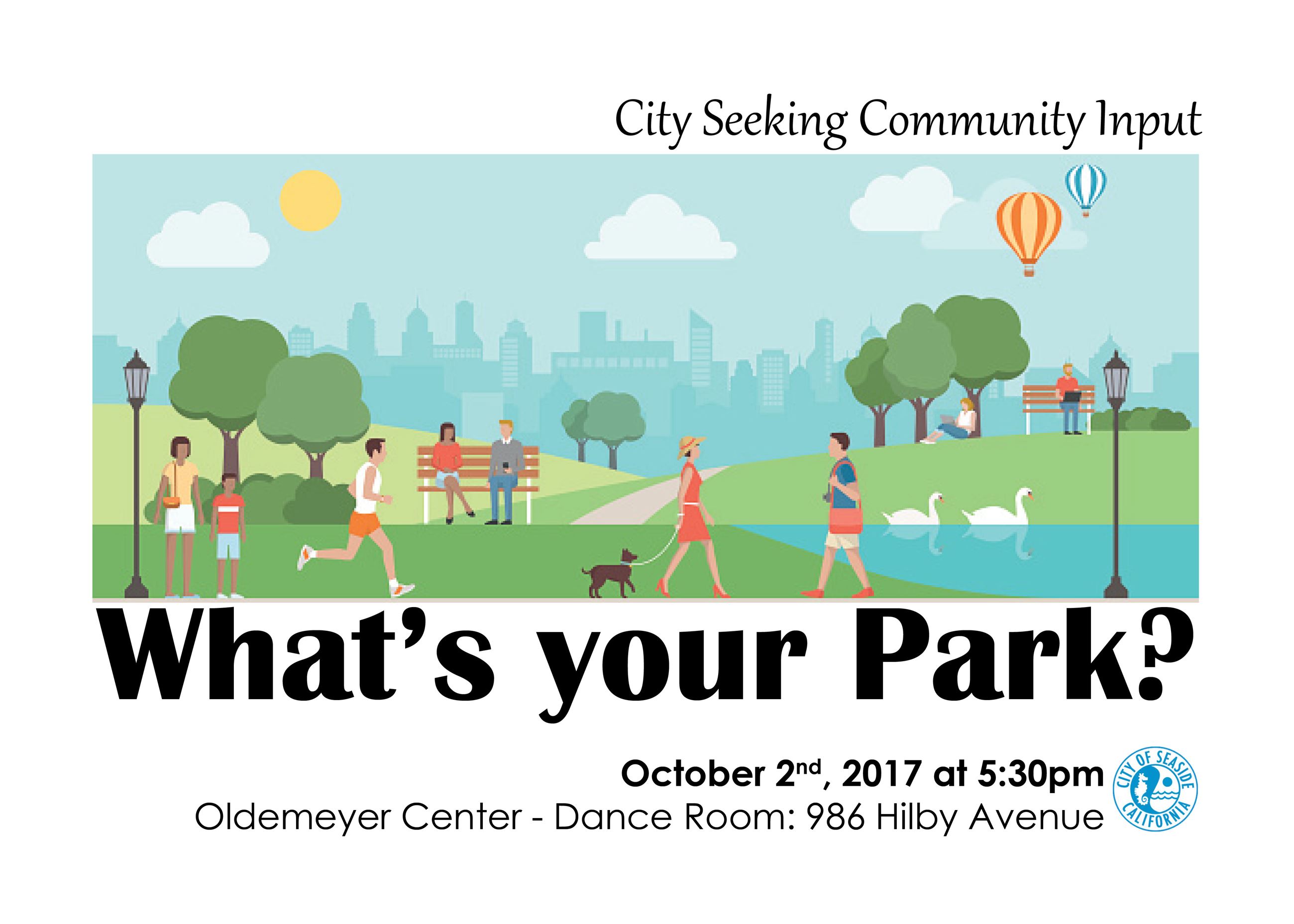 whats your park IMAGE