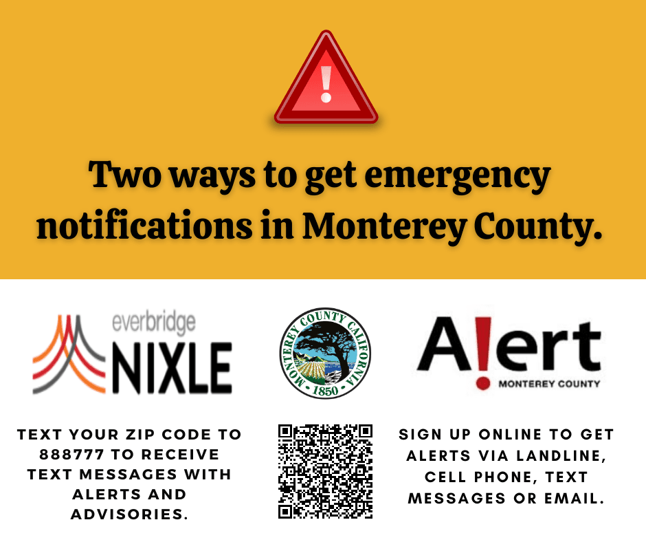Monterey County Emergency Alerts