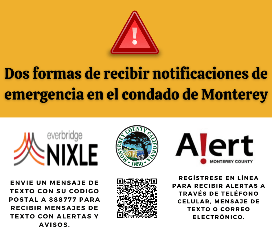 Monterey County Emergency Alerts (spanish)