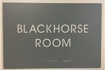 Blackhorse Room Sign