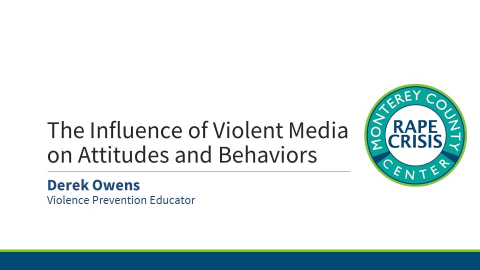 Presentation for Influence of Violent Media Opens in new window